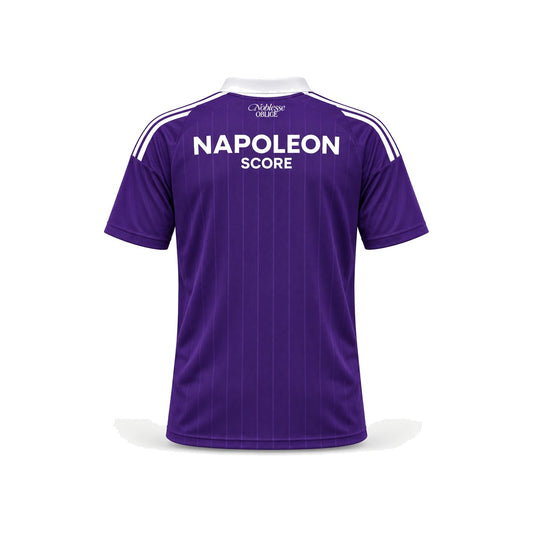 Dos du maillot RSC Anderlecht 2026/27 domicile avec la mention Noblesse Oblige