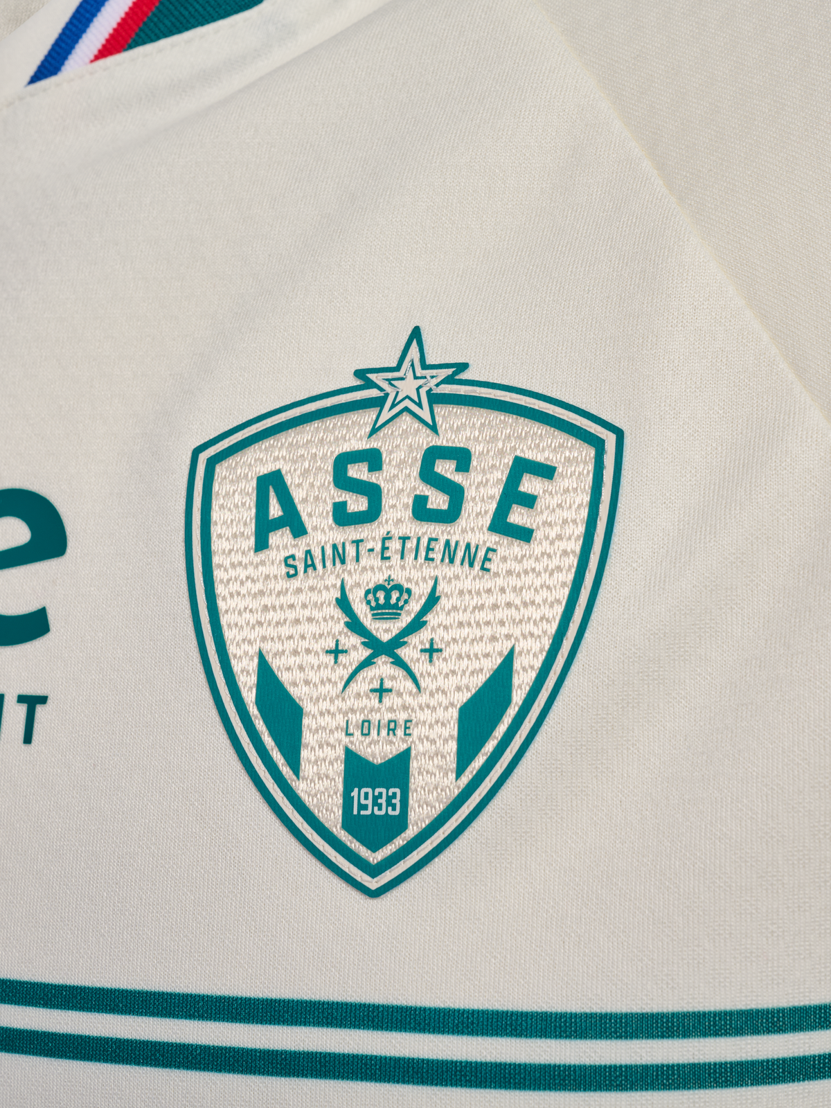 Maillot AS Saint-Étienne 2026/27 extérieur — visuel de détail