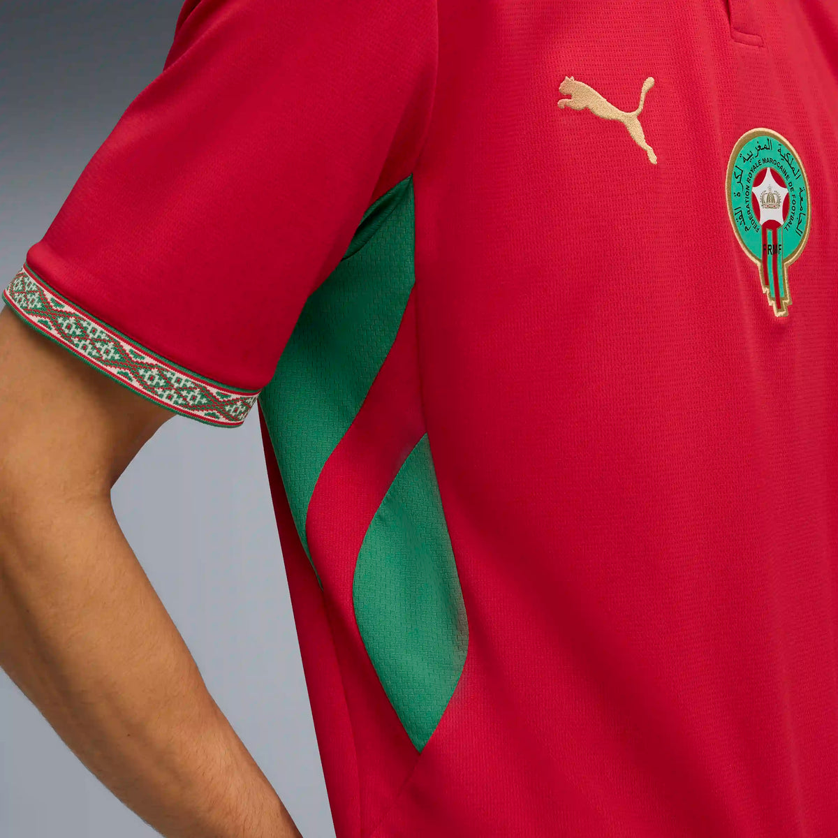 Maillot Maroc 2026 domicile — porté