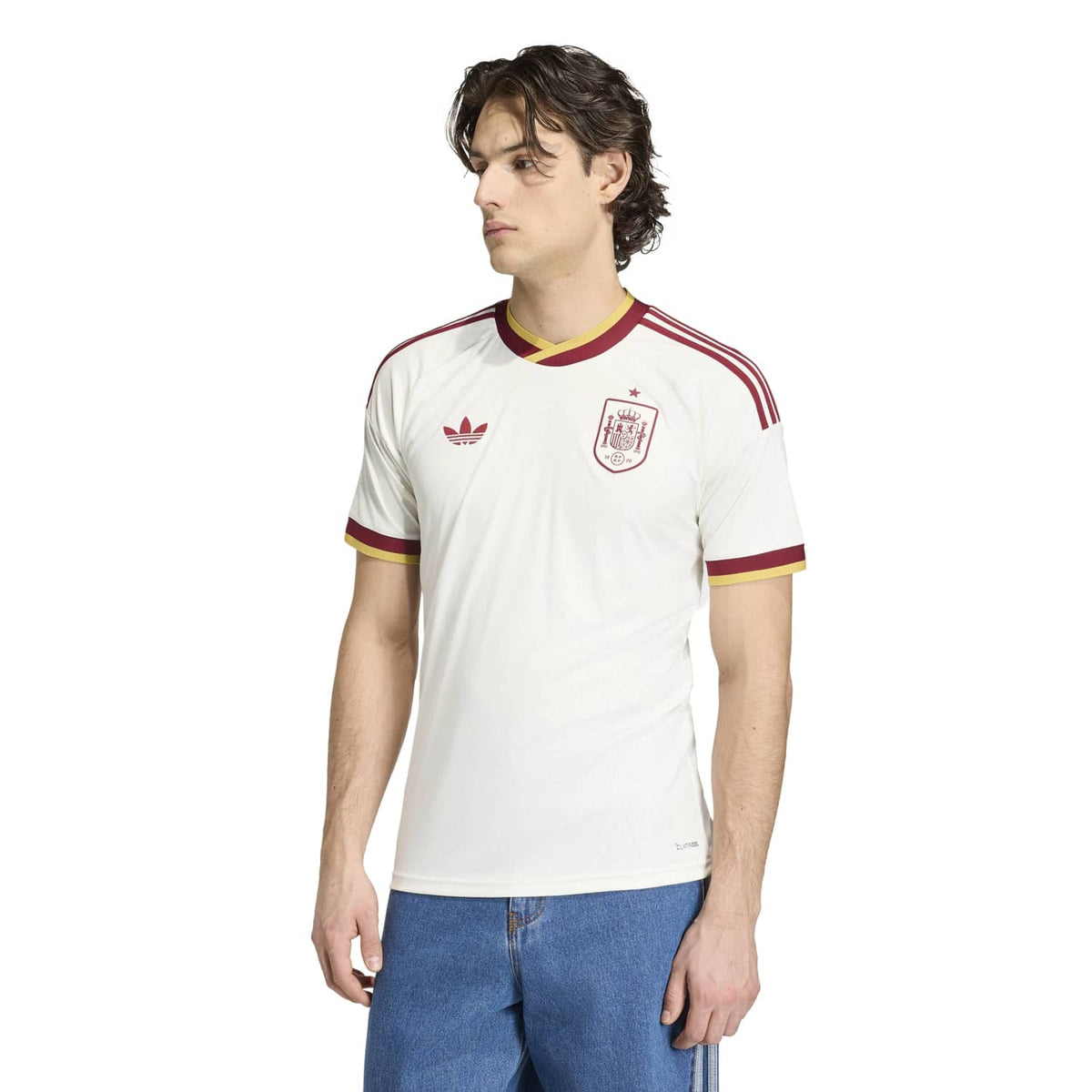 Maillot Espagne 2026 extérieur — porté