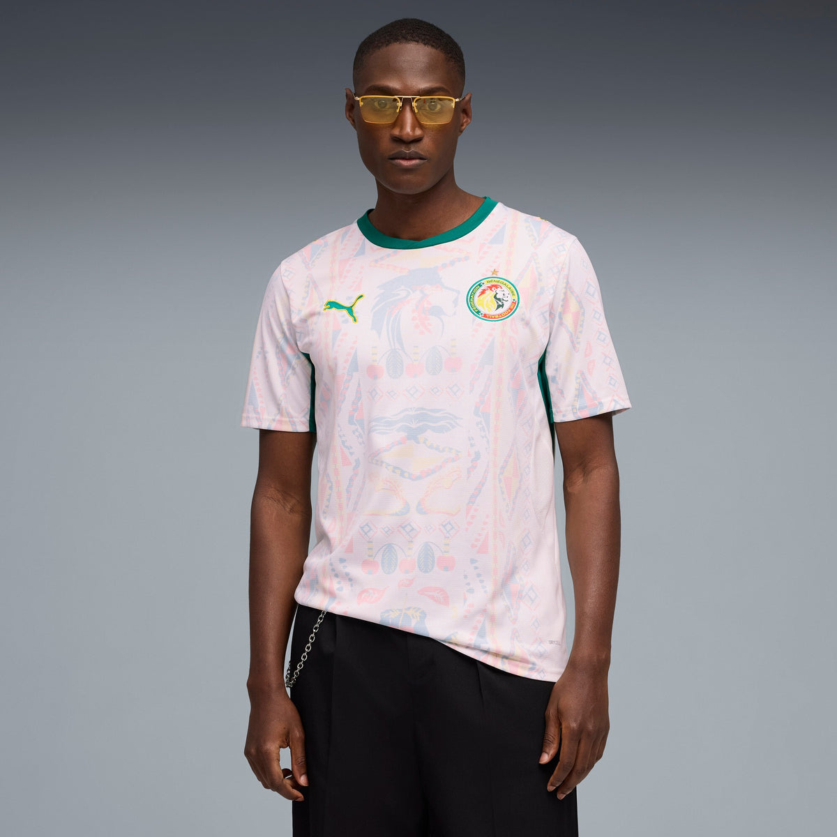 Maillot Sénégal 2026 domicile — porté