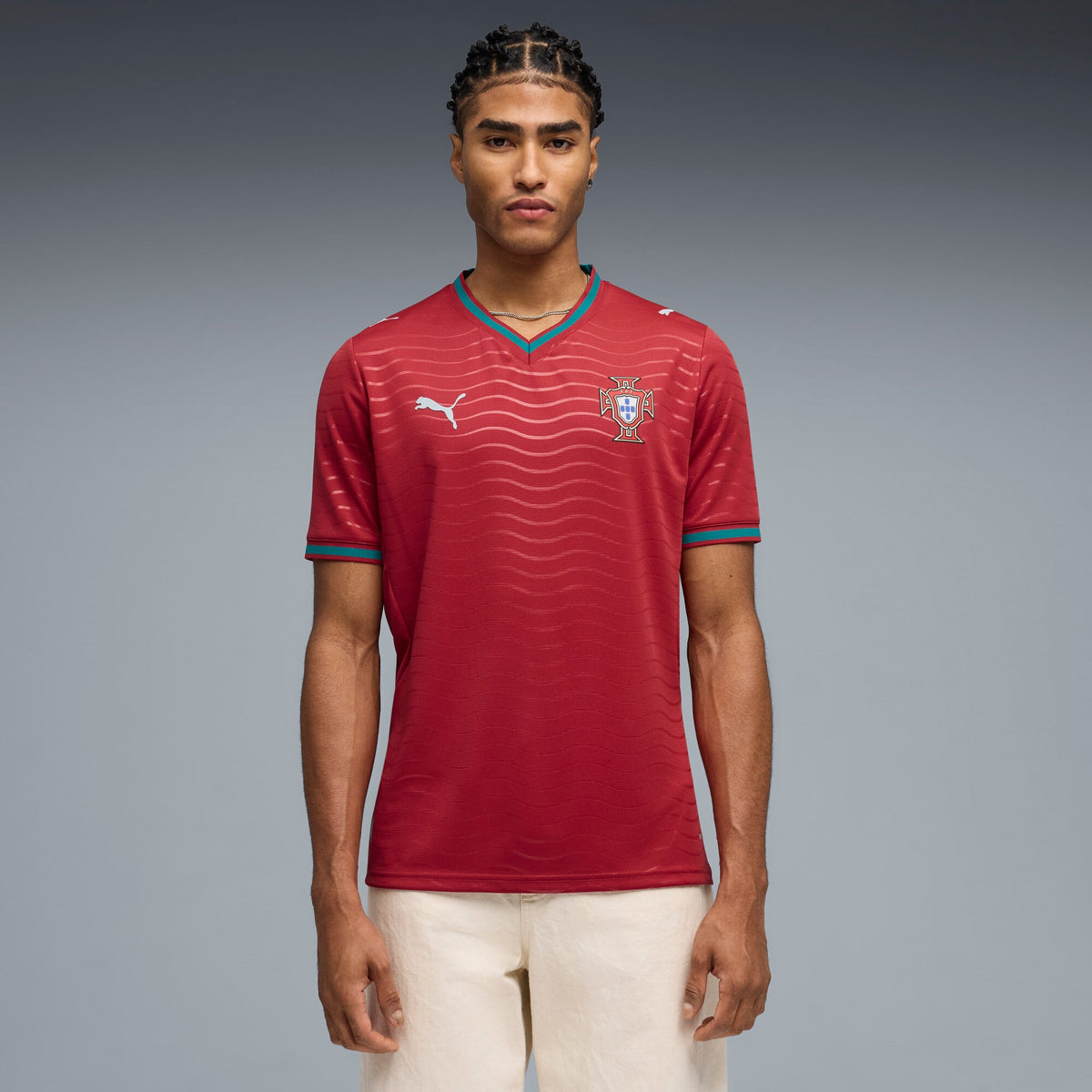 Maillot Portugal 2026 domicile — porté