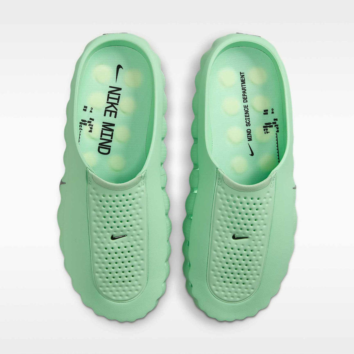 Nike Mind 001 Cucumber Calm – vue de dessus