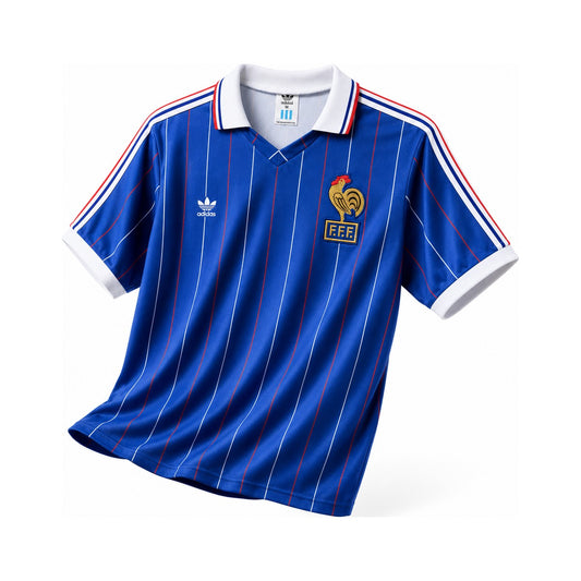 Maillot France 1982 domicile — vue de face