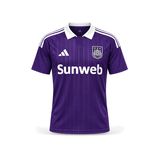 Maillot Anderlecht 2026/27 domicile mauve vue de face