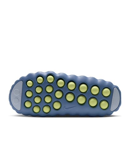 Nike Mind 001 Work Blue Light Lemon Twist – semelle et points de pression