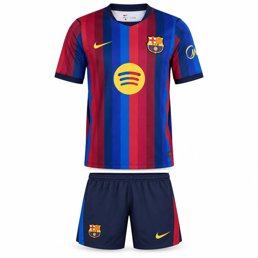 Ensemble FC Barcelone Enfant 2026/27 domicile : maillot et short inclus