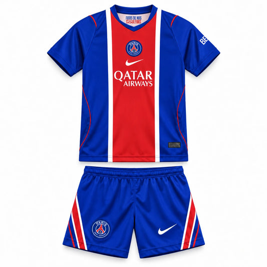 Ensemble PSG Enfant 2026/27 domicile : maillot et short inclus