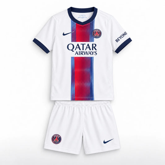 Ensemble PSG Enfant 2026/27 extérieur : maillot et short inclus