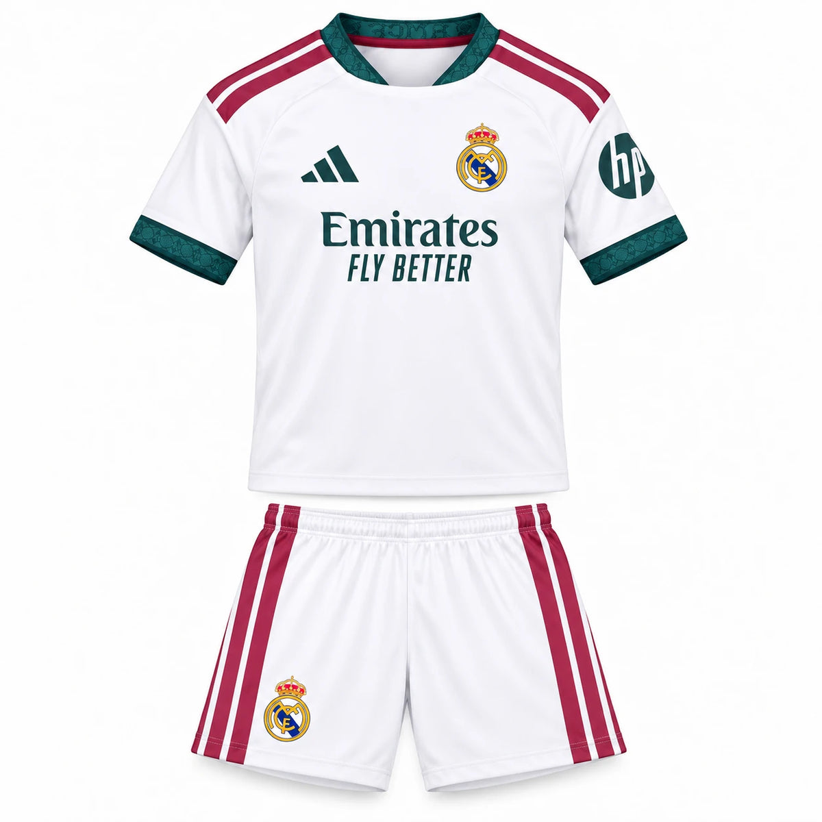 Ensemble Real Madrid Enfant 2026/27 domicile : maillot et short inclus