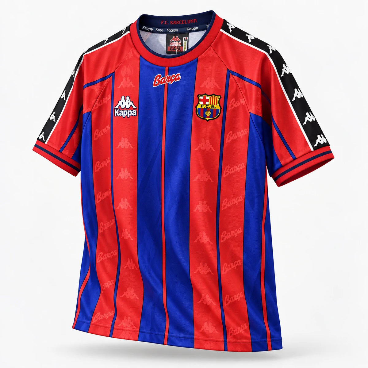 Maillot FC Barcelone 1997/98 domicile vue de face