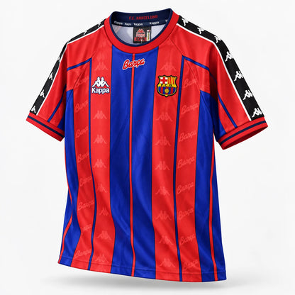 Maillot FC Barcelone 1997/98 domicile vue de face