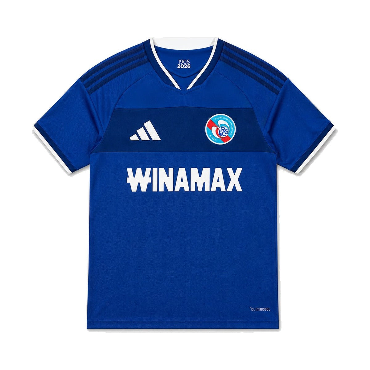 Maillot RC Strasbourg 2026/27 domicile — vue de face