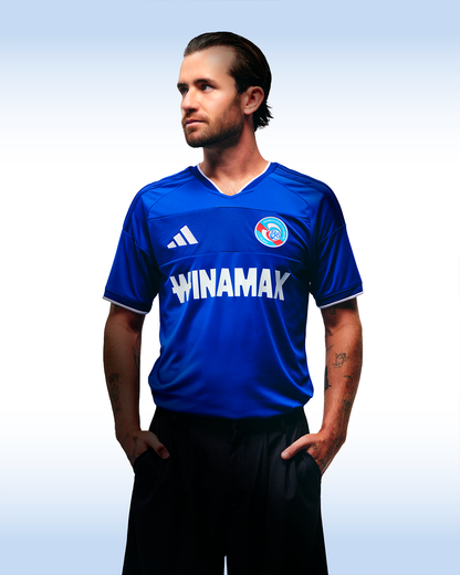 Maillot RC Strasbourg 2026/27 domicile — porté